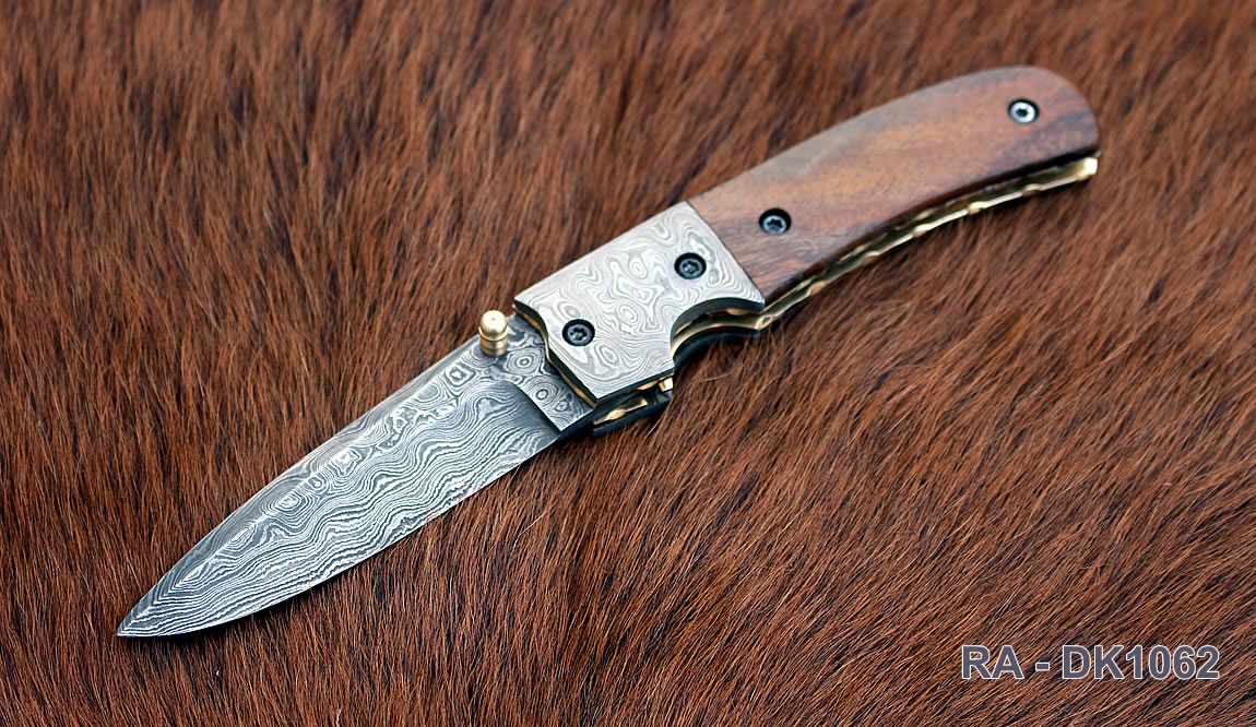 Damascus Folding Knife